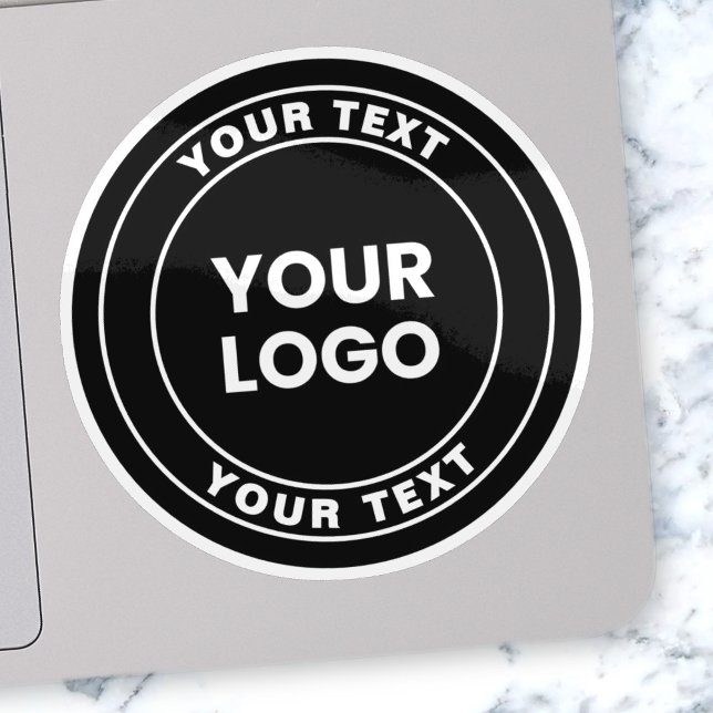 Your Uploaded Logo + Bold Circular Text  (Creator Uploaded)