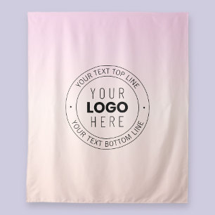 Your Uploaded Logo   Editable Circular Text  Tapestry