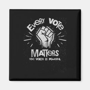 Your Voice Is Powerful Vote Sticker1 Magnet