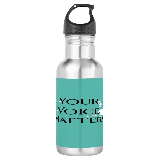 Your Voice Matters 532 Ml Water Bottle (Front)