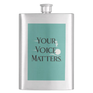 Your Voice Matters option 2 Hip Flask