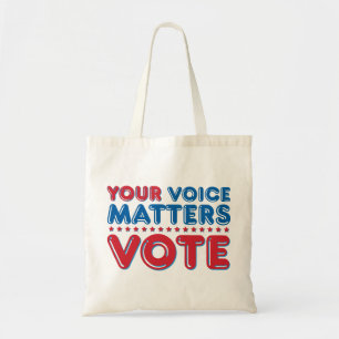 Your voice matters VOTE Tote Bag