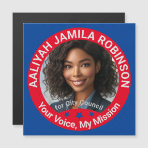 Your Voice My Mission Photo Campaign Magnetic Card