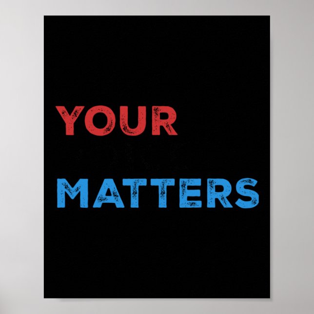 Your Voice S – Empowering Statement Design - 3 Col Poster (Front)