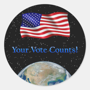 Your Vote Counts - Multiple Products Classic Round Sticker