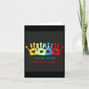 Your Vote Is Sticker Card