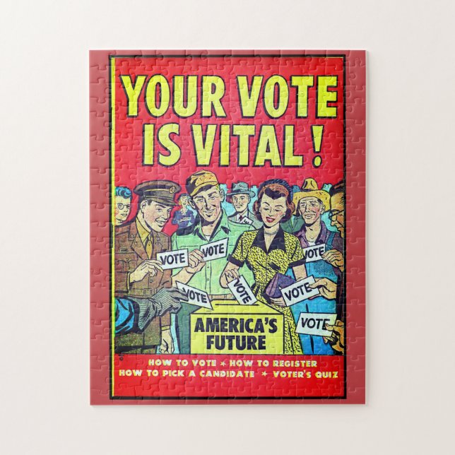 Your Vote Is Vital! Jigsaw Puzzle (Vertical)