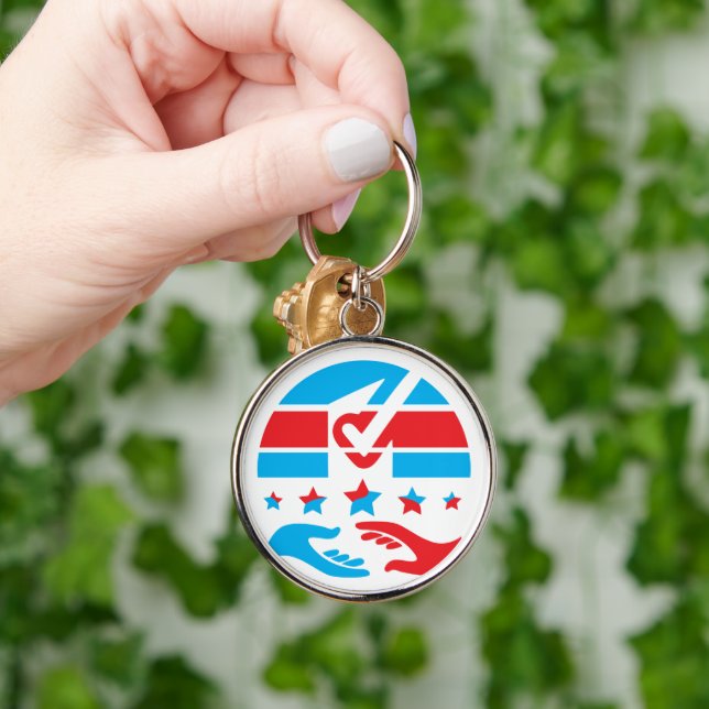 Your vote is your voice key ring (Hand)