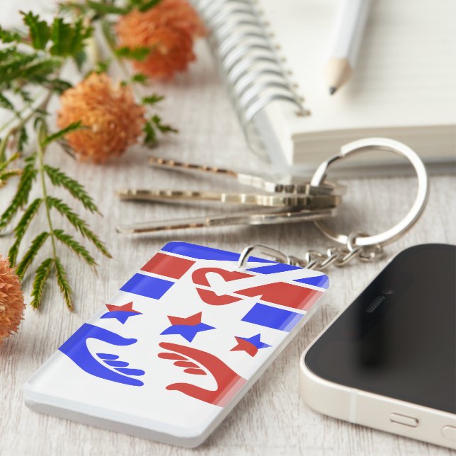 Your vote is your voice key ring (Front Right)