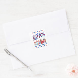 Your Vote Matters 2024 Election Square Sticker