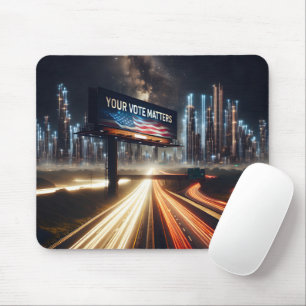 Your Vote Matters Billboard Mouse Pad