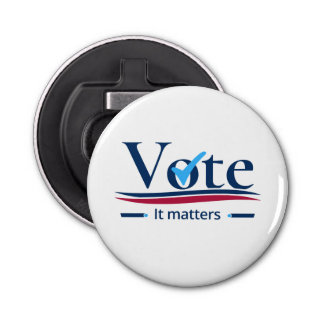 Your Vote Matters Bottle Opener