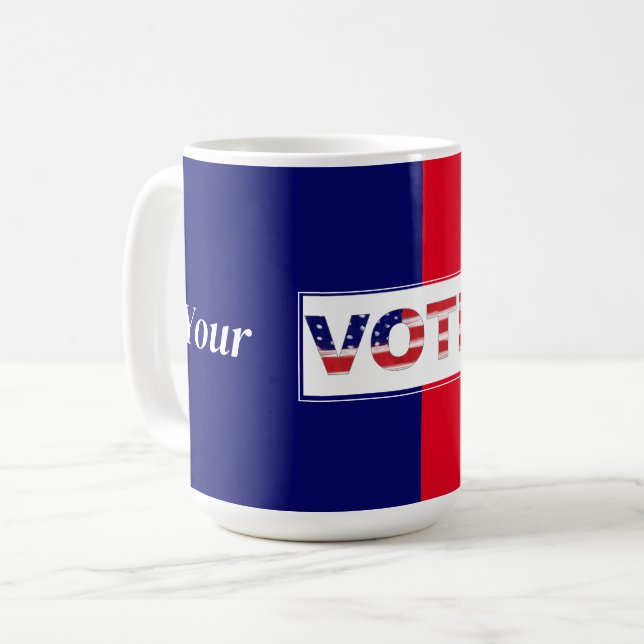 Your VOTE Matters Coffee Mug (Front Left)
