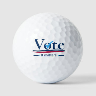 Your Vote Matters Golf Balls