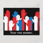 Your Vote Matters Patriotic Hands