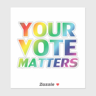 "your vote matters" Pride lgbtq lgbt colours -