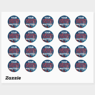 Your Vote Matters Sticker