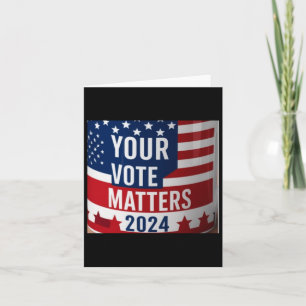 Your Vote S 2024 Patriotic Mug Sticker Card