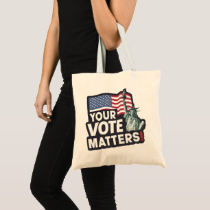 Your Votes Matters USA Elections 2024 Tote Bag