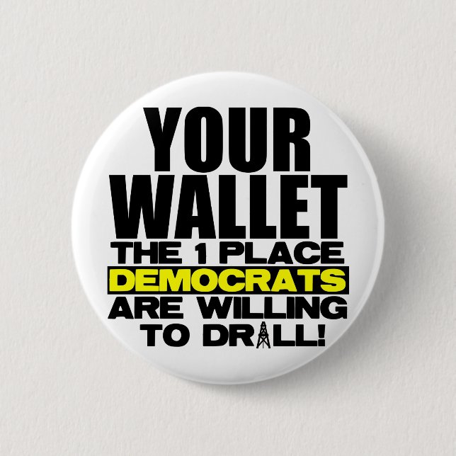 Your Wallet 6 Cm Round Badge (Front)