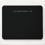 Your Website Address Simple Black & White Modern Mouse Pad<br><div class="desc">Simple Black and White Modern Mouse Pad for the inspired simple,  modern,  clean,  impressive modern text on a dark background. A business mouse pad for creative business owners. A business owner,  entrepreneur or anybody who wants a card that inspires them... 
Hair stylists,  make up artists,  photographers and many more!</div>