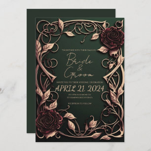 Your Wedding Stand Out with a Gothic Style Invitation