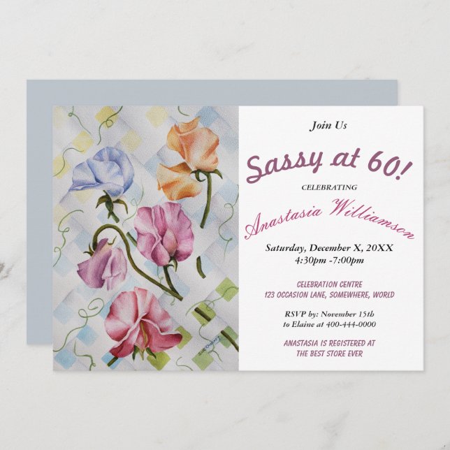 YOUR 'WHAT'? PARTY INVITATION (Front/Back)