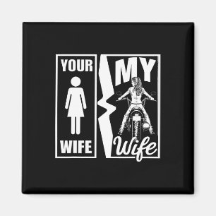 Your Wife Is Simple My Wife Biker Wife Valentine M Magnet