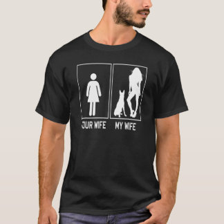 Your Wife My Wife Belgian Malinois   For Husband T-Shirt