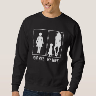 Your Wife My Wife Dalmatian For Husband Sweatshirt