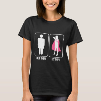 Your Wife My Wife Husnd Breast Cancer Awareness  T-Shirt
