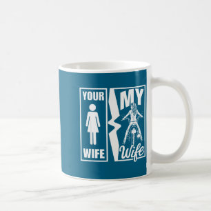 Your wife simple my wife biker wife valentine moto coffee mug