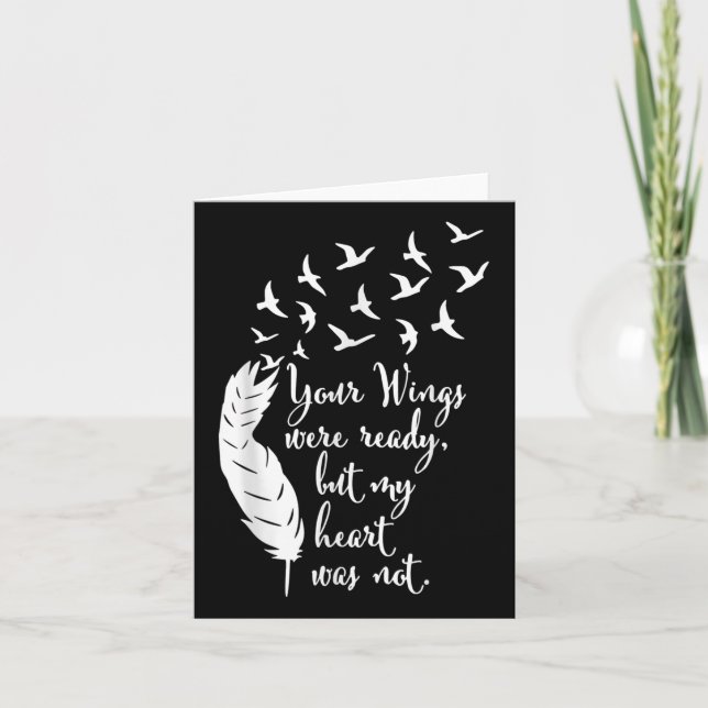 Your Wings Were Ready, Memorial Day, In Loving Mem Card (Front)