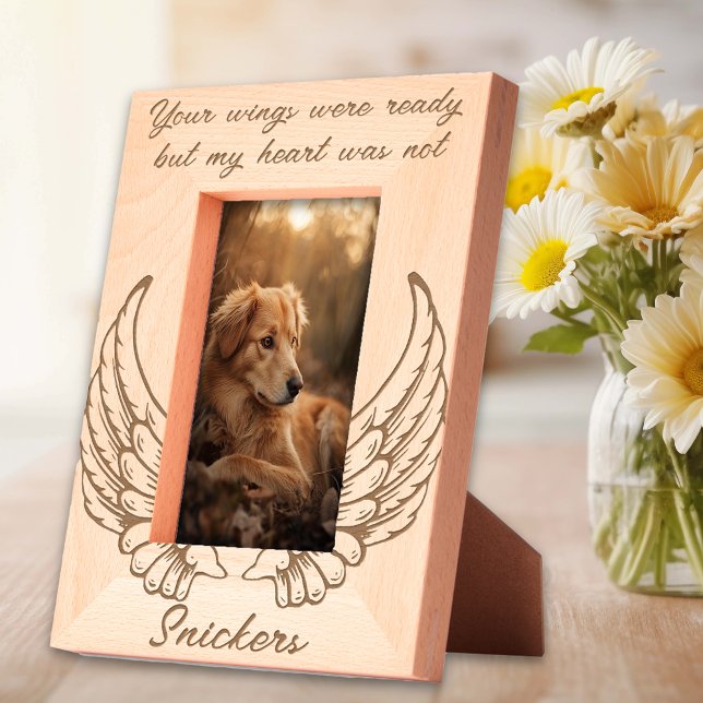 Your Wings were Ready Memorial Etched Frames (Creator Uploaded)