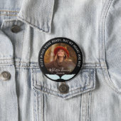Your Wings Were Ready | Photo Memorial 7.5 Cm Round Badge (In Situ)