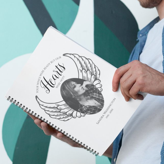 Your Wings Were Ready  | Photo Memorial Guest Notebook (Creator Uploaded)