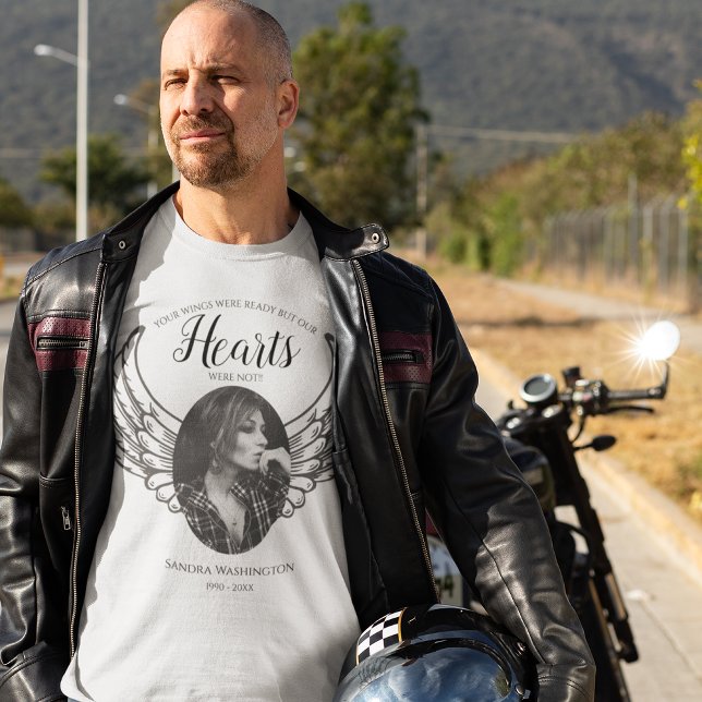 Your Wings Were Ready  | Photo Memorial T-Shirt (Creator Uploaded)