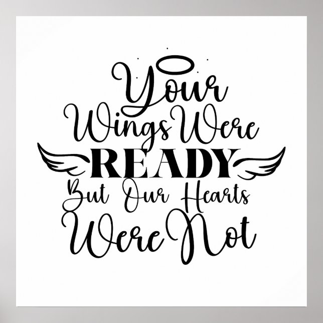 Your Wings Were Ready Poster (Front)