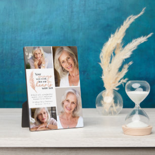 Your Wings Were Ready Rose Gold Sympathy Photos Plaque
