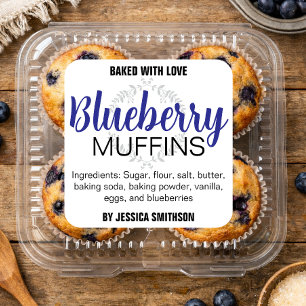 Your wording muffins custom label CK011musq