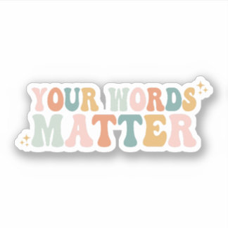 Your Words Matter | Speech Therapy Gift