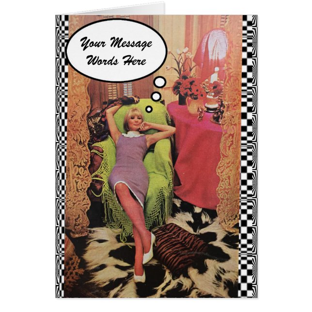 Your Words with Super Mod Lounger (Front)