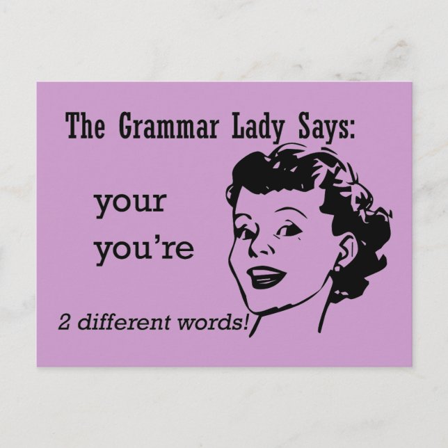 Your, You're Postcards (Front)