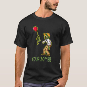 Your Zombie Halloween Spooky Skull Skeleton Pumpki T-Shirt