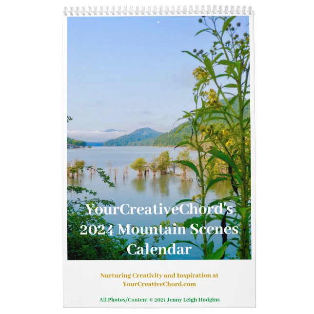 YourCreativeChord Mountain Scenes 2024 Calendar (Cover)
