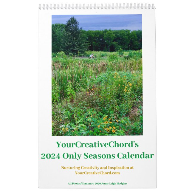 YourCreativeChord's 2024 Only Seasons Calendar (Cover)