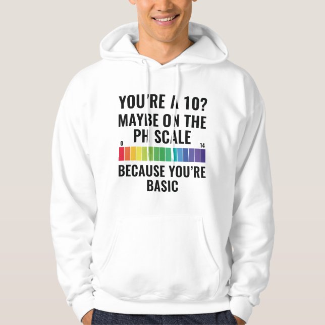 You're A 10? Hoodie (Front)