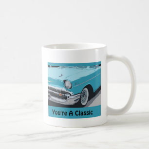 You're a Classic, Classic 1955  Blue Chevy Coffee Mug
