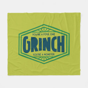 You're a Foul One Grinch Fleece Blanket