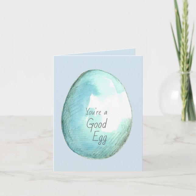 You're A Good Egg Thank You Card (Front)